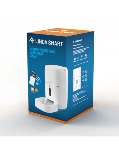 Linda Smart Alimentador P/ Mascotas...