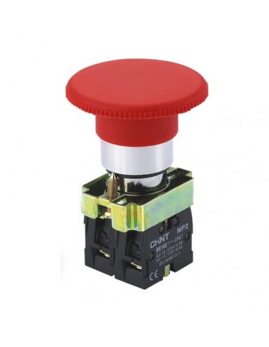 & - Chint Np2-bs644 Pulsador Hongo...